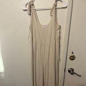 Petal & Pup Morgan Jumpsuit, Beige, Womens size 2, worn once